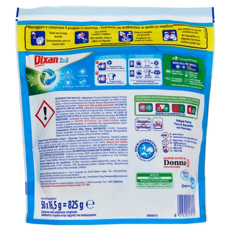 DIXAN Discs Classico 50pz (825g)